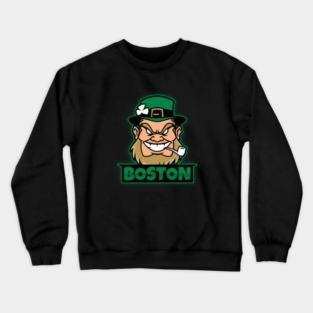 Boston Crewneck Sweatshirt by BVHstudio